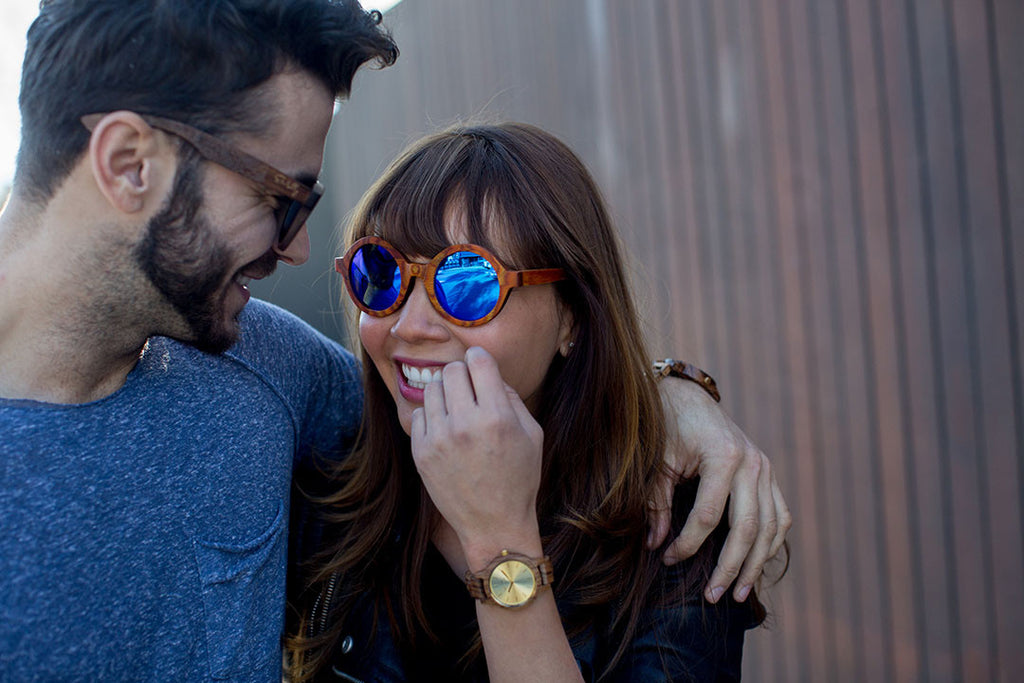 Women's Zebra Wood with Champagne Dial